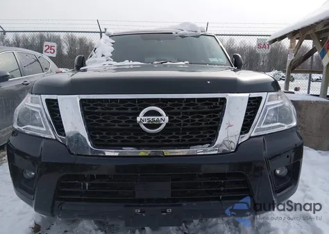 2018 Nissan Armada Sv из США, поврежденный, VIN JN8AY2NC5J9551568